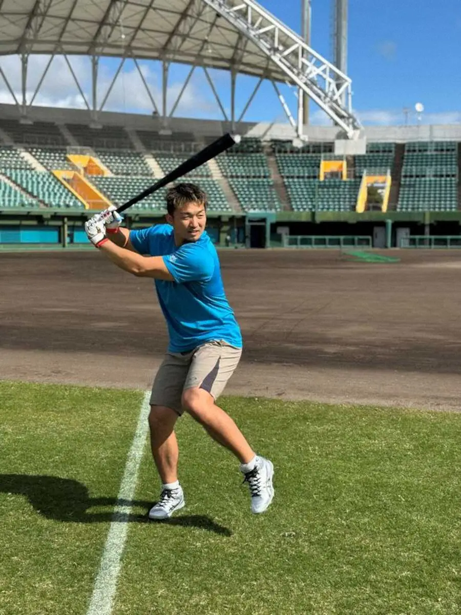 【画像・写真】カブス・鈴木誠也　更なる進化へ沖縄自主トレのテーマは「本来の動きが出せるような体の使い方を意識」