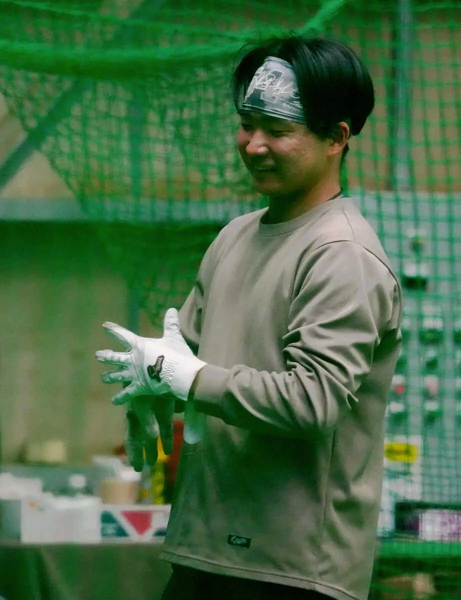 【画像・写真】日本ハム・山県　初のキャンプ1軍スタート決定に「アピールして1年間試合に出続けられる選手に」