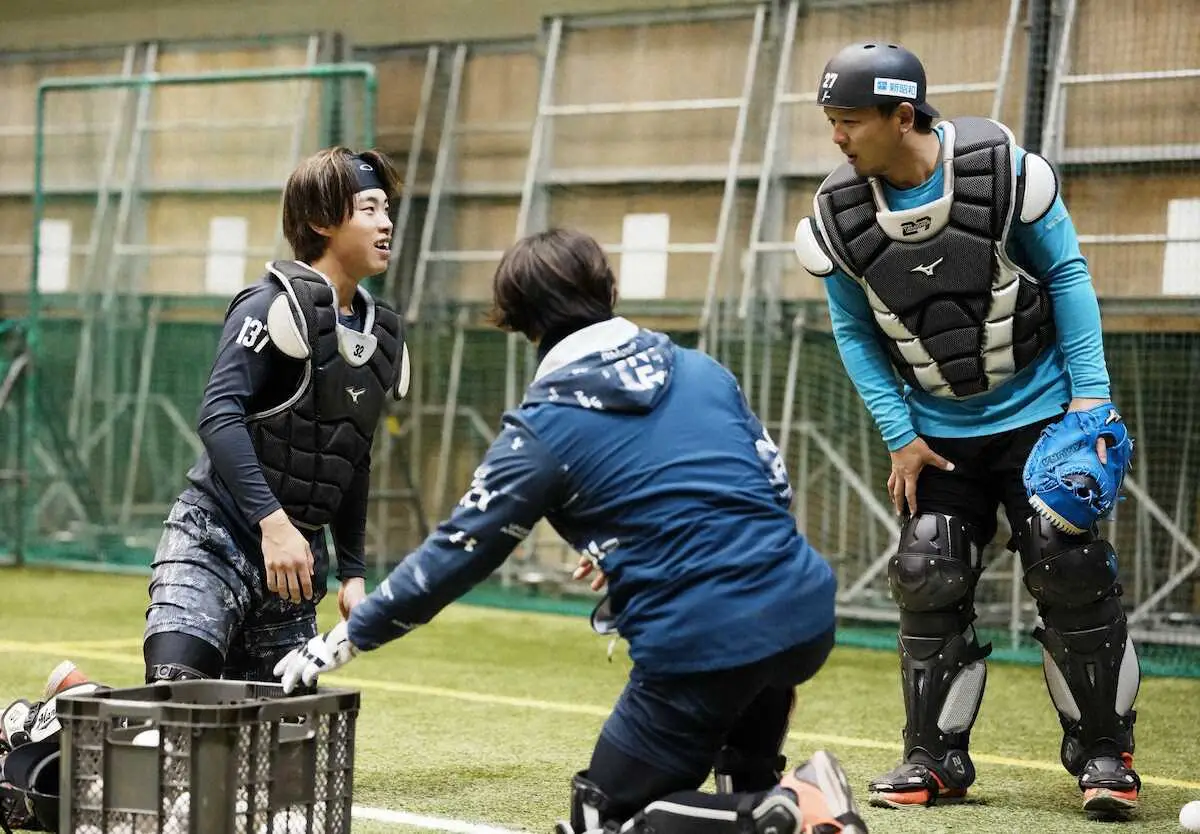 【画像・写真】ロッテ・田村　正捕手再奪取に意欲　ライバルは佐藤、寺地…も「そんなにデカい壁に見えない」