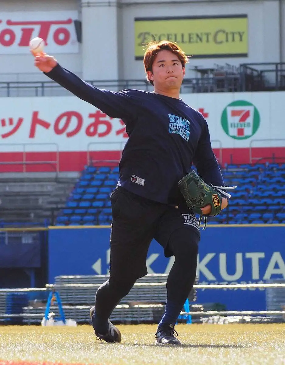 【画像・写真】ロッテ・横山　いざ守護神定着へ！今季40セーブ目標　益田らと競争「勝つ」