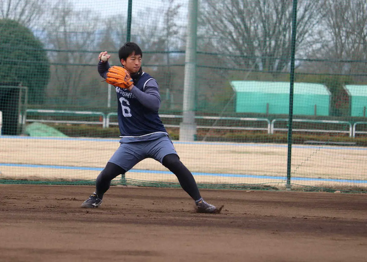 【画像・写真】ヤクルト・ドラ1松下　早くも応援歌作成に「びっくり。期待していただけて凄く光栄」