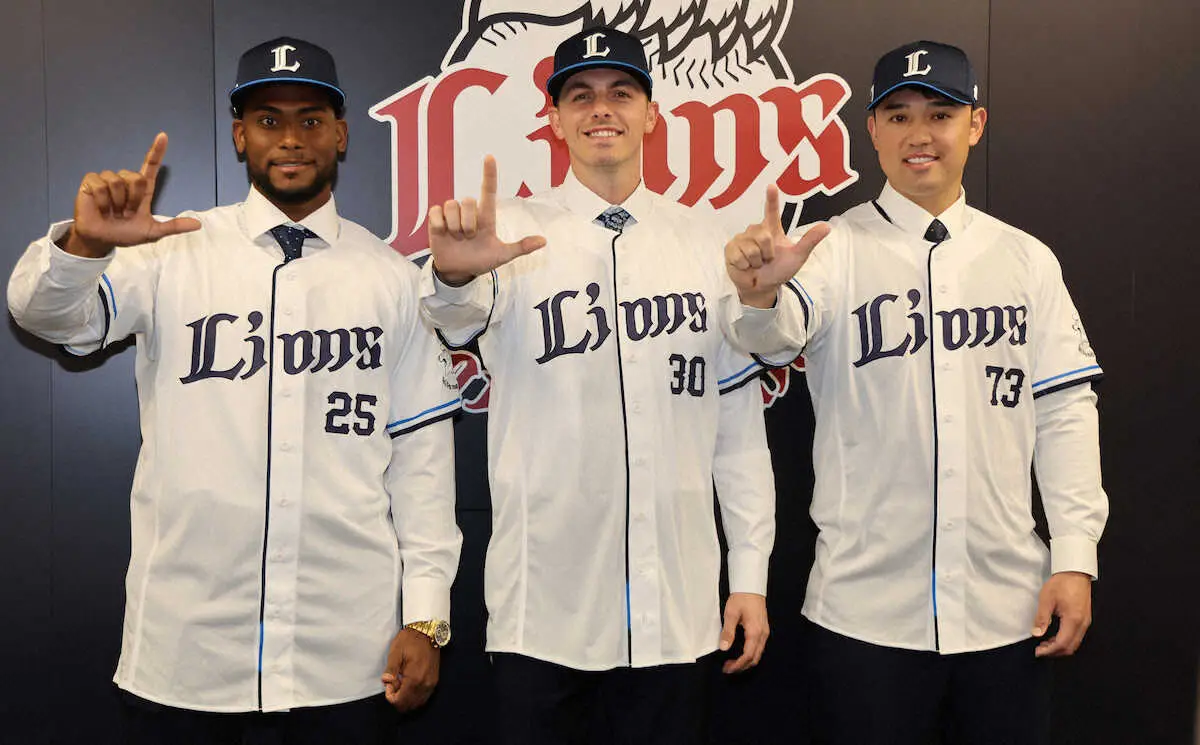 【画像・写真】西武・林安可　打倒侍ジャパン！WBC台湾代表の至宝　VS由伸でも「集中して」　新外国人3選手入団会見