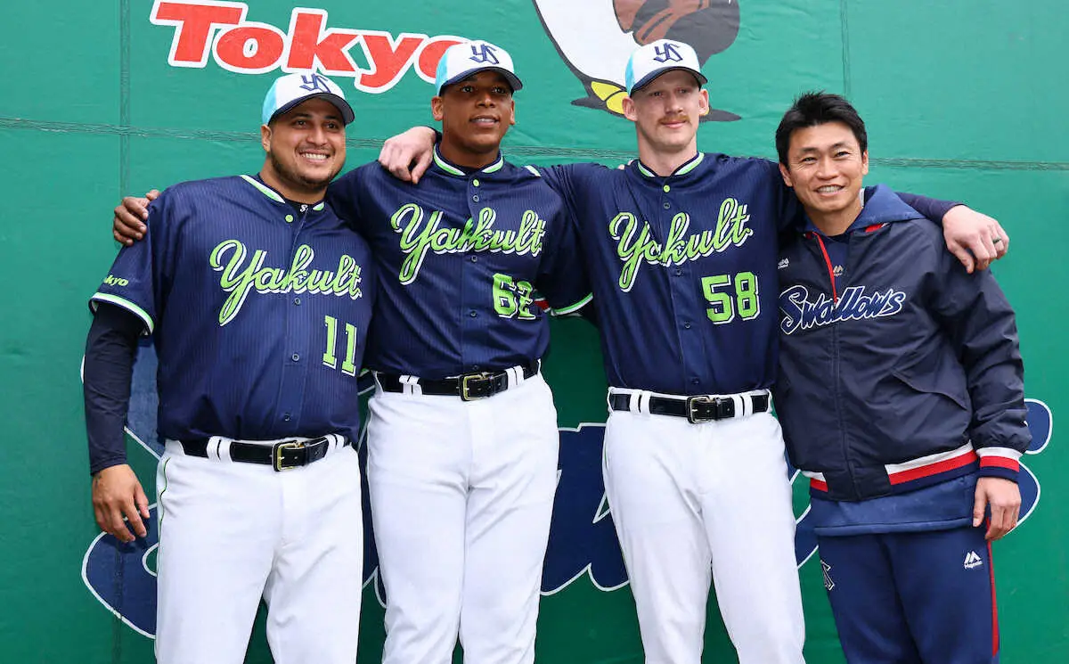 【画像・写真】ヤクルト新外国人のキハダ＆リランソらにオスナが助言「僕もできる限りサポートしたい」