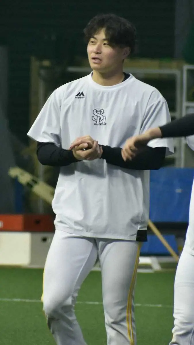 【画像・写真】ソフトバンク・前田純　筑後で順調に調整中　昨夏痛めた左肘「全く問題ない」OP戦へ向け準備