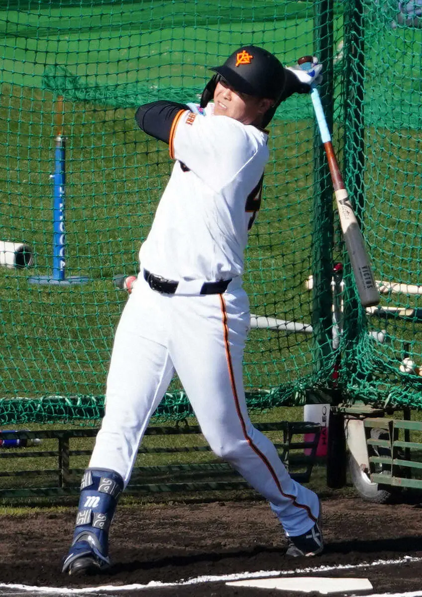 【画像・写真】巨人・中山　侍Jサポートメンバーに選出　ドジャース・大谷から「全部見て吸収したい」