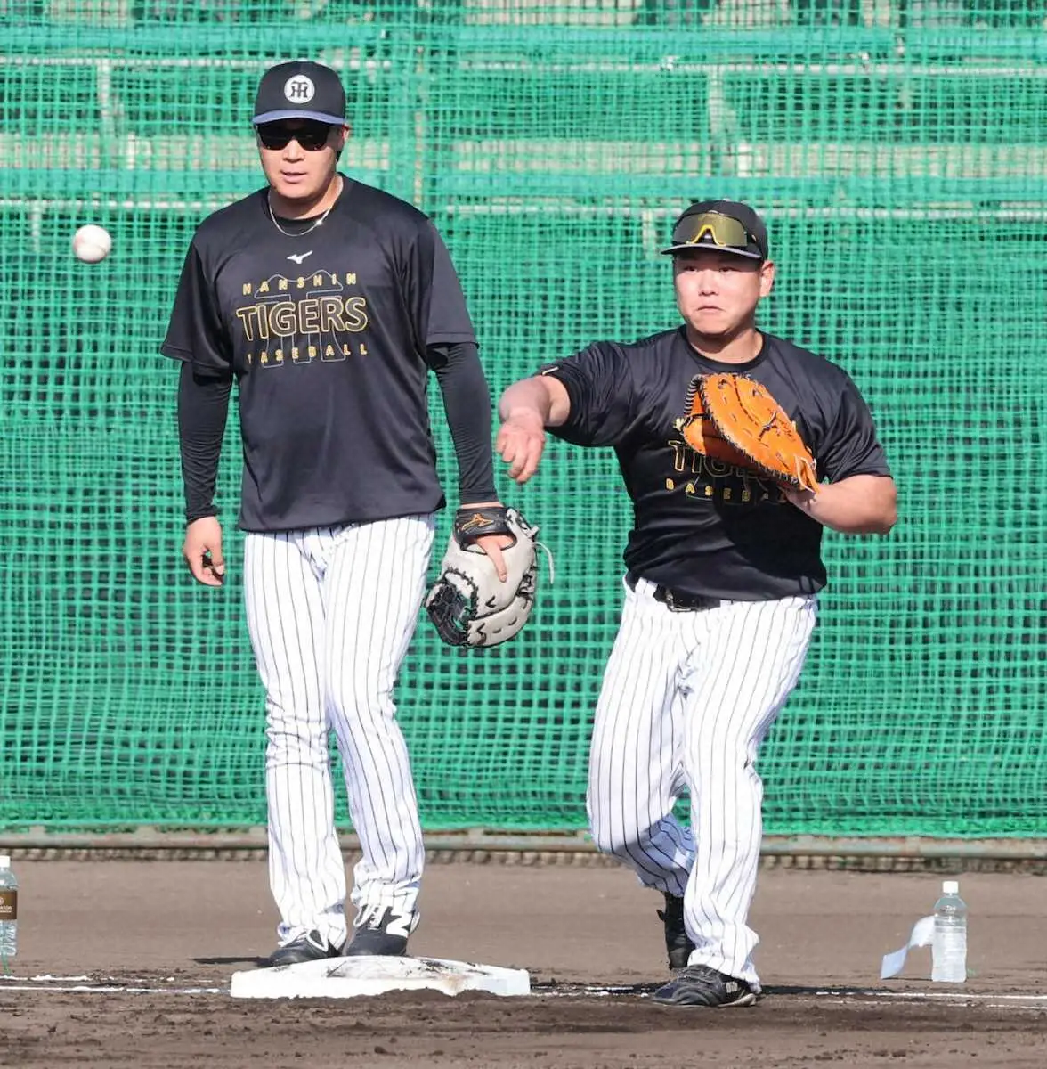 【画像・写真】阪神・嶋村麟士朗がキャンプ早出特守で一塁挑戦　昨季は主に捕手