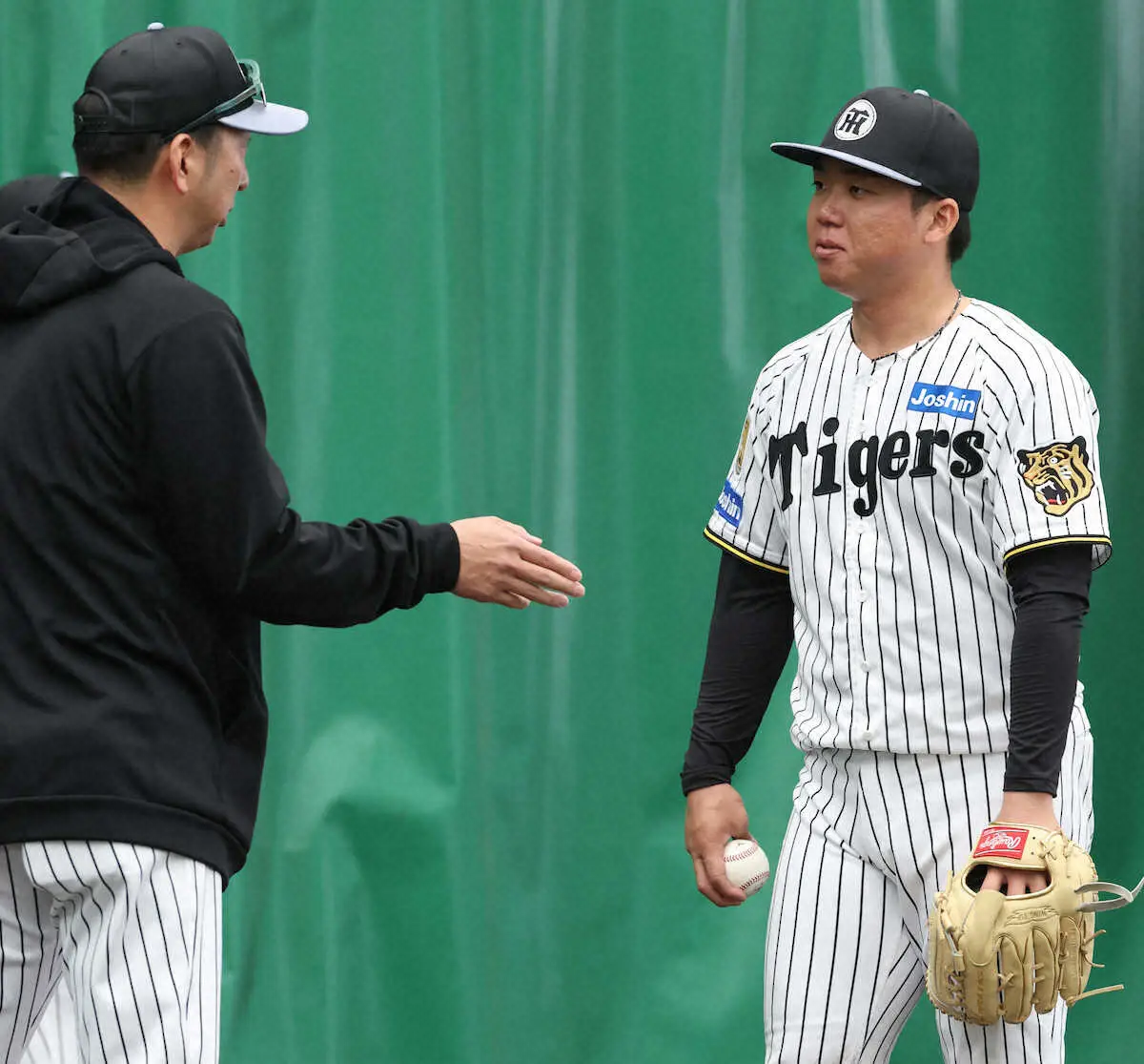 【画像・写真】阪神・村上頌樹　見学した母校・智弁学園の後輩たちの前で119球　「何かつかんでもらえたら」
