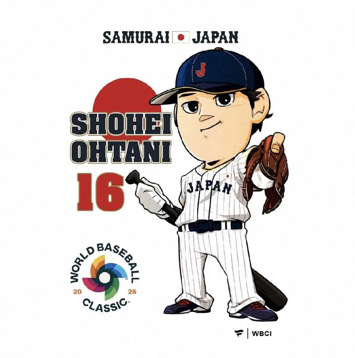 【画像・写真】大谷らWBC日本代表各選手のイラストTシャツなど計150以上のアイテム発売
