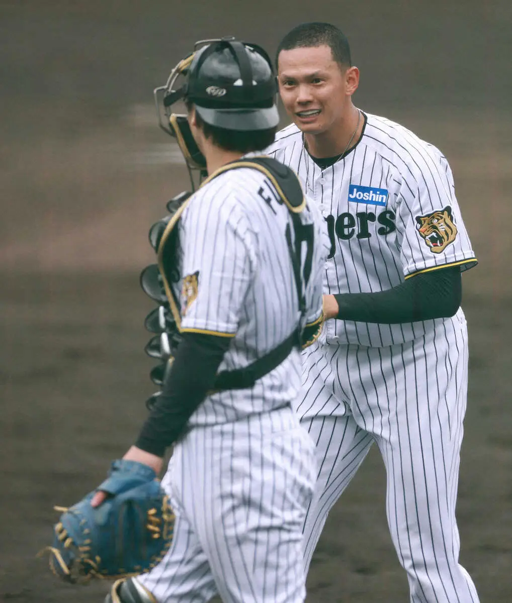 【画像・写真】阪神ドラ5能登嵩都が「完全」デビュー　北海道の大先輩、伏見のサインに首を振る強心臓