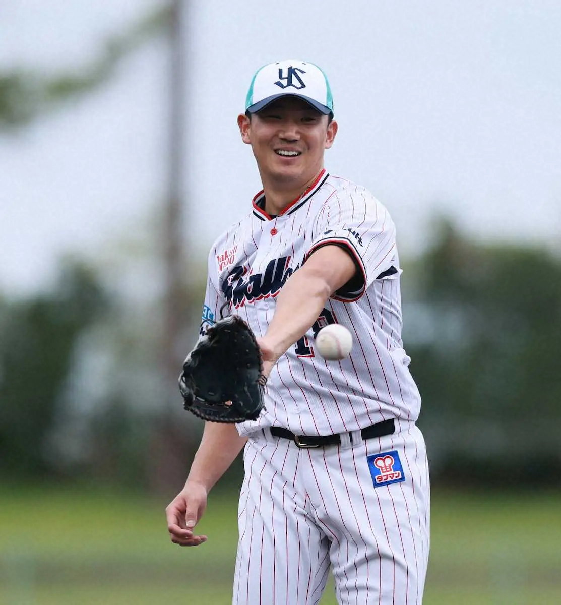 【画像・写真】【キャンプ隠しマイク】ヤクルト・奥川、相当気になる？「寝だめってないんですよ」