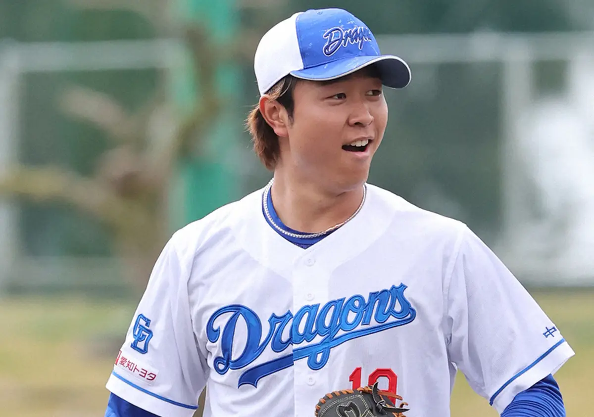 【画像・写真】中日・高橋宏斗　昨年からWBC使用球で練習「呼ばれて、そこから準備を始めるんじゃなくて」