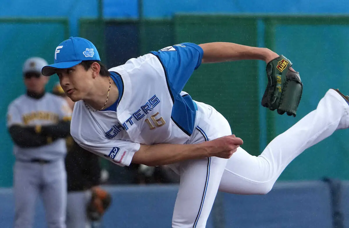 【画像・写真】日本ハム　21歳の達孝太が阪神相手に好投　前川、森下からいずれもフォークで三振を奪って1回無失点