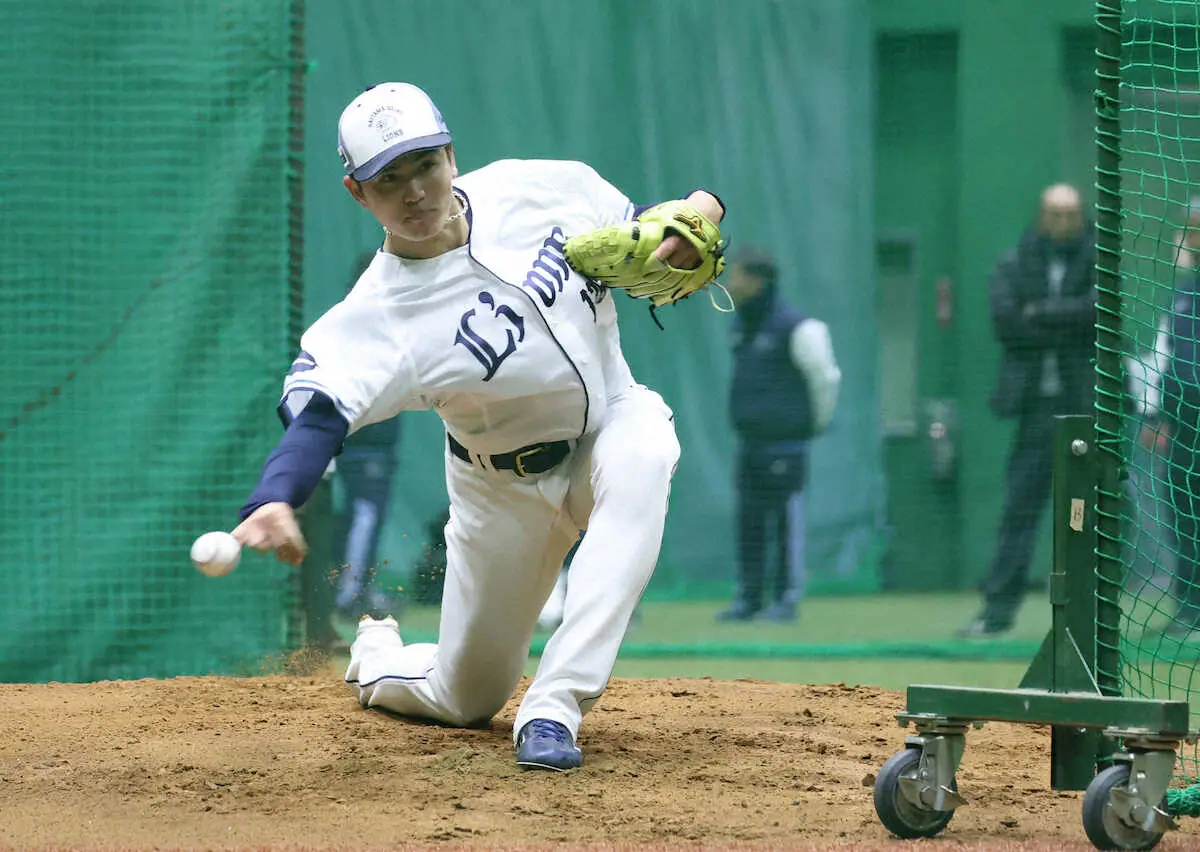 【画像・写真】西武に育成加入の高橋礼　ライブBP初登板「ストライク、ボールがはっきりしていた」自己評価は厳しめ