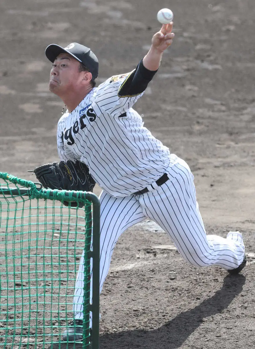 【画像・写真】阪神・桐敷拓馬　ライブBP登板で好感触「だいぶ感覚がいいので」ブルペンで投げ込み続行