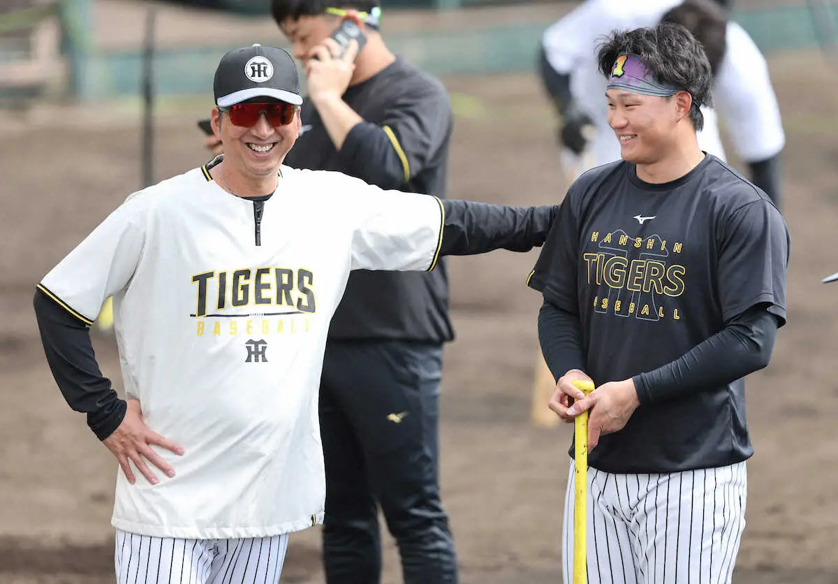 【画像・写真】阪神・森下翔太　藤川監督から金言　焦りは禁物“自分なりの調整の仕方でやれよ”