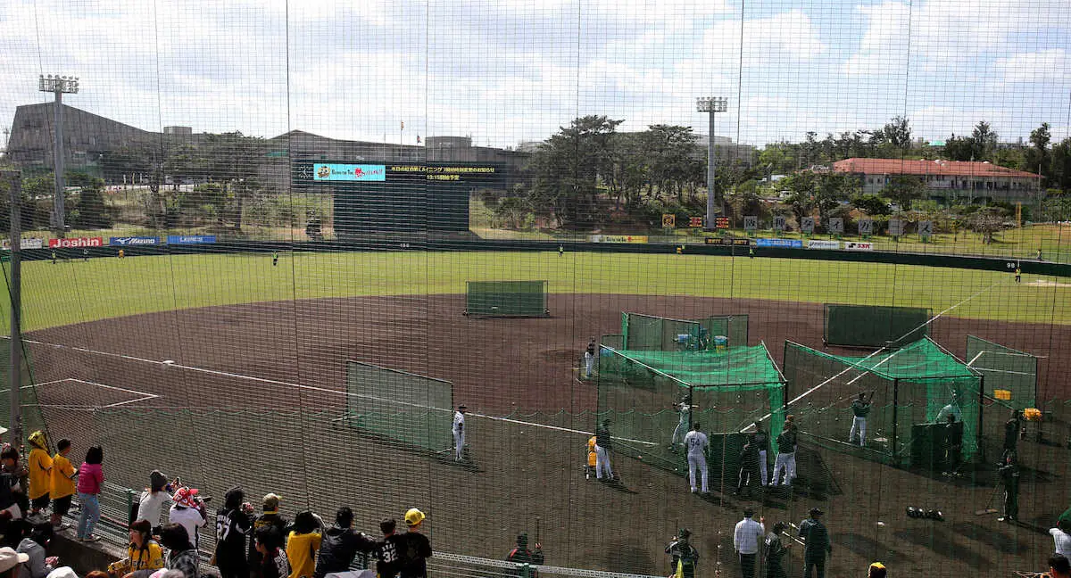 【画像・写真】13日の練習は“半ドン”　第3クールは今キャンプ初の5日間日程