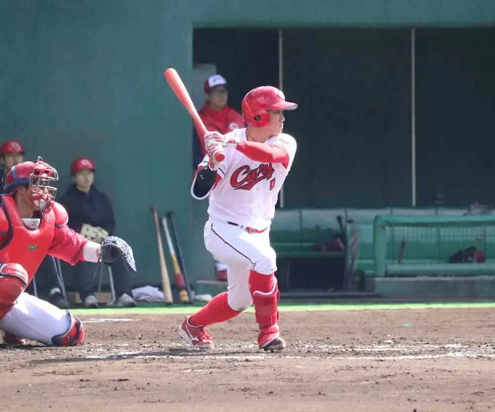 【画像・写真】広島ドラ3勝田成「任された場所で結果を出すことがモットー」二遊間でダブルアピール誓う