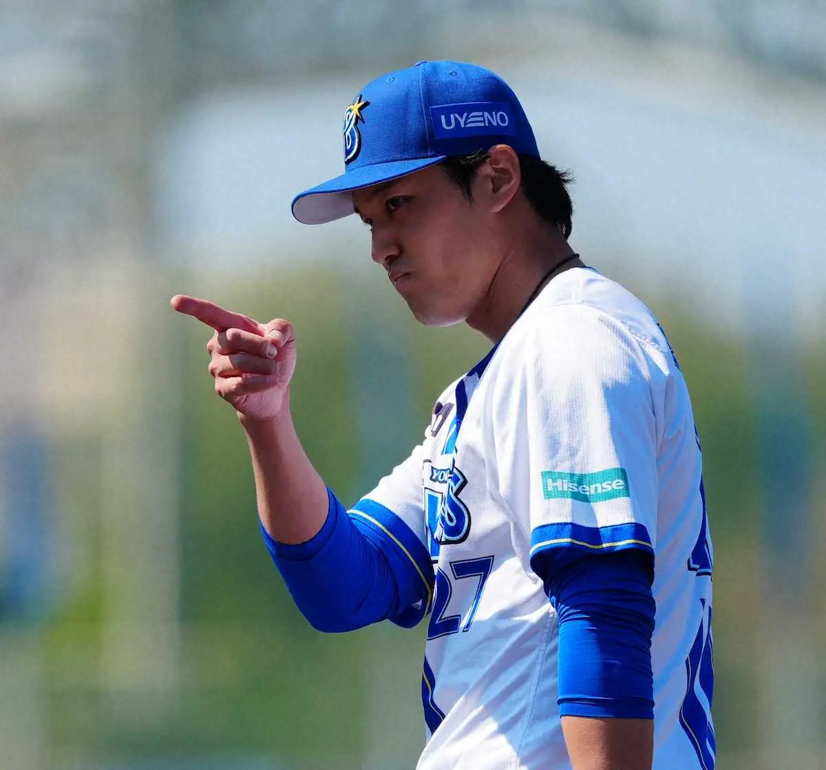 【画像・写真】DeNA藤浪がロッテ戦に先発して2回2安打1失点（自責0）　最速155キロ計測「良い初登板だった」