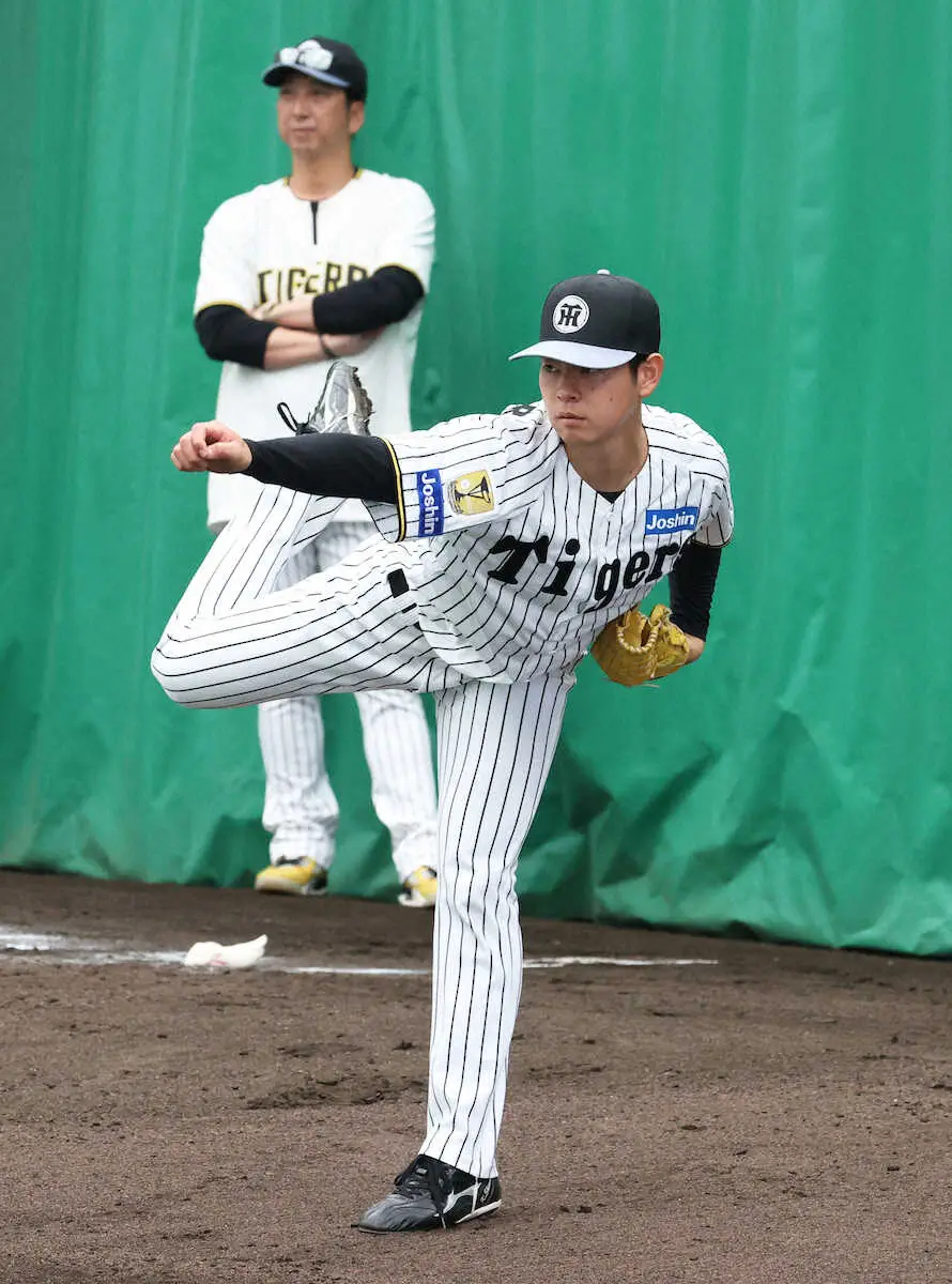 【画像・写真】阪神・下村海翔　鮮烈“１軍デビュー”で他球団ビビらせた！ブルペンで32球　TJ手術から復活へ視界良好