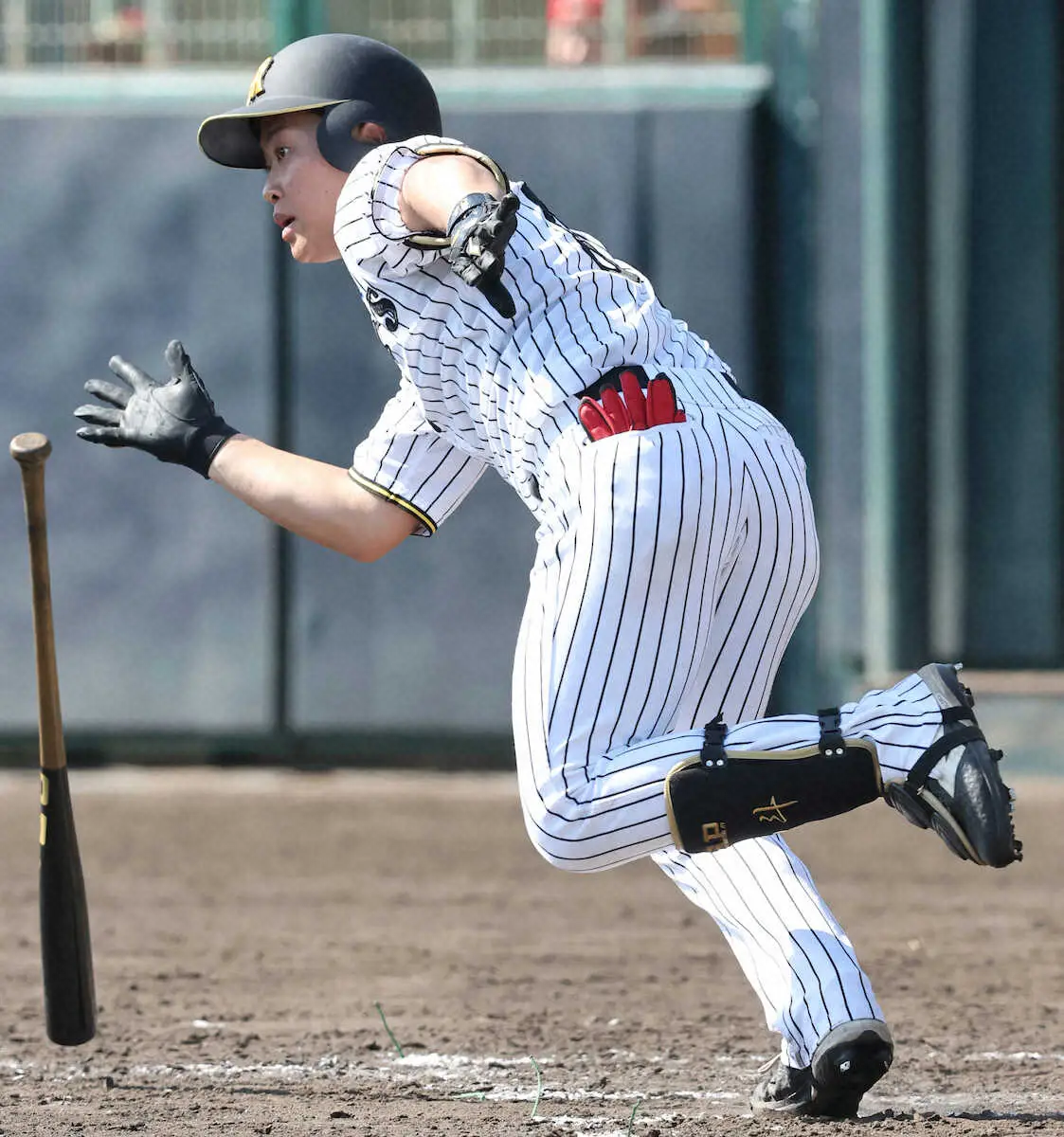 【画像・写真】阪神・中川勇斗がバットでアピール！5回に左前へ先制打「打つしかないので、打っていきたい」