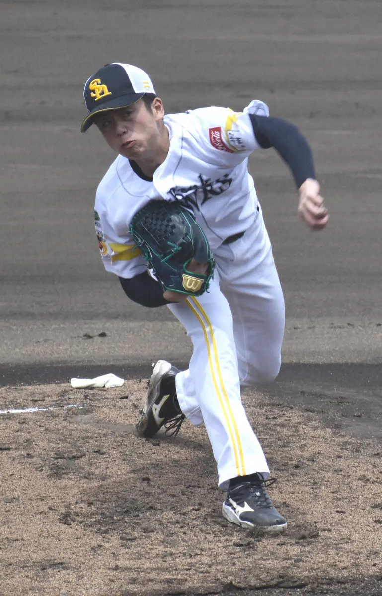 【画像・写真】ソフトバンク育成左腕・長水がB組戦で2回零封　“見てみたい枠”へ好アピール