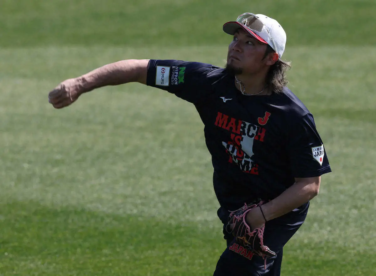 【画像・写真】【侍ジャパン】日本ハム・伊藤ら5人が休日返上トレ　伊藤は17日にピッチクロックを使ってブルペン投球へ