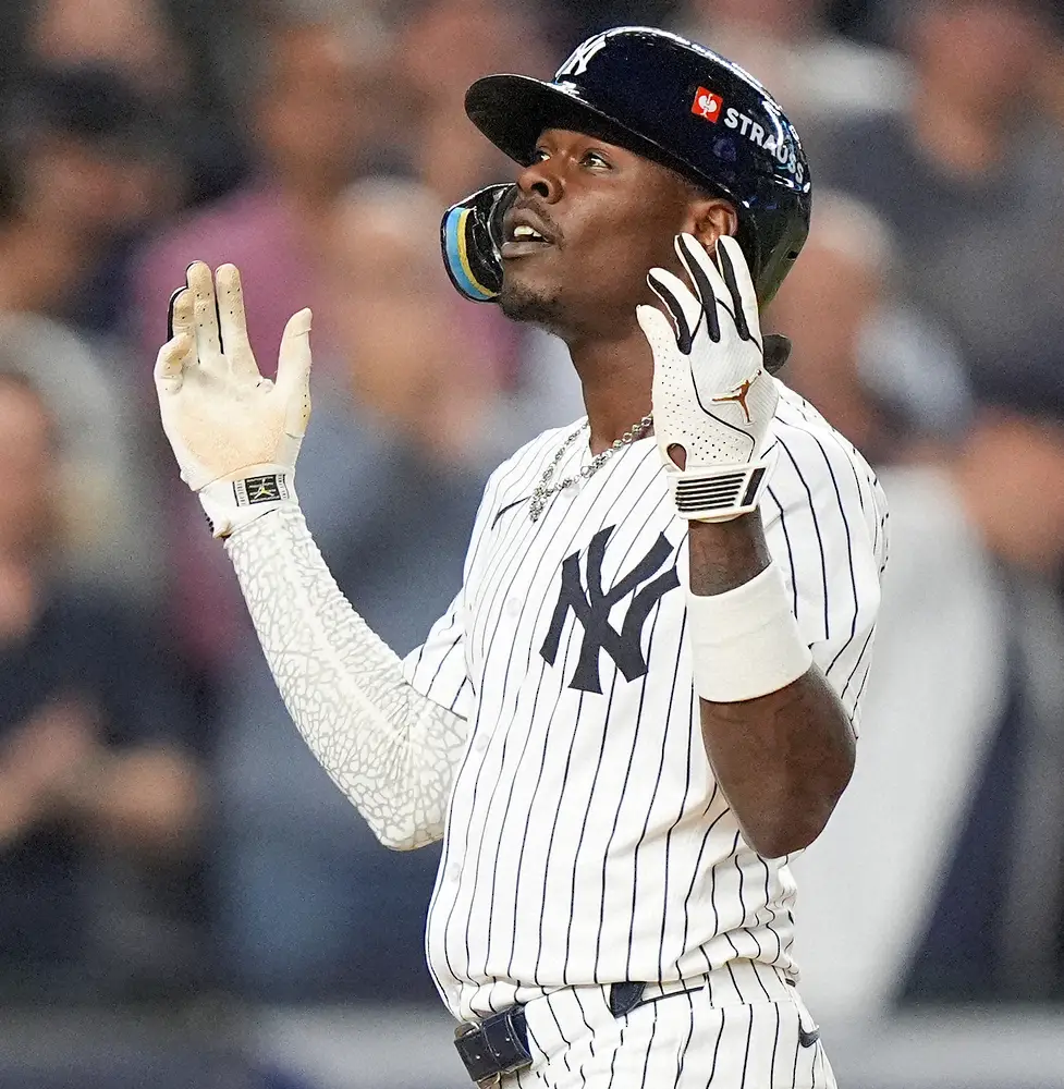 【画像・写真】大谷翔平の背中を追う28歳　ヤンキースのチザムが「50本塁打＆50盗塁に挑むだけの力がある」と宣言