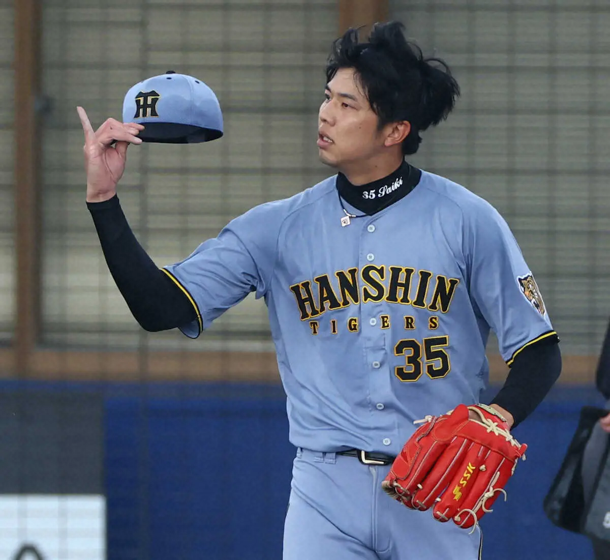 【画像・写真】阪神・才木浩人は貫禄の仕上がり！オープン戦で2回零封、内角を果敢に攻め“開幕投手争い”強烈アピール