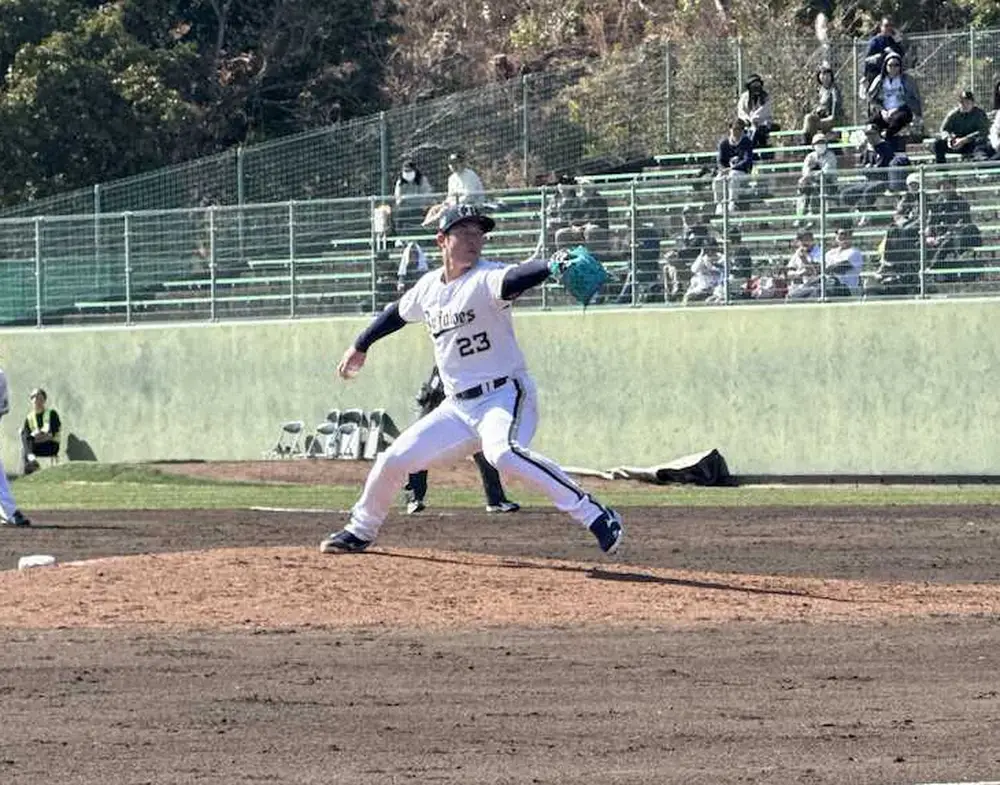 【画像・写真】オリックス　吉田輝星が開幕1軍へ前進!!　511日ぶり実戦マウンドで1回を完全