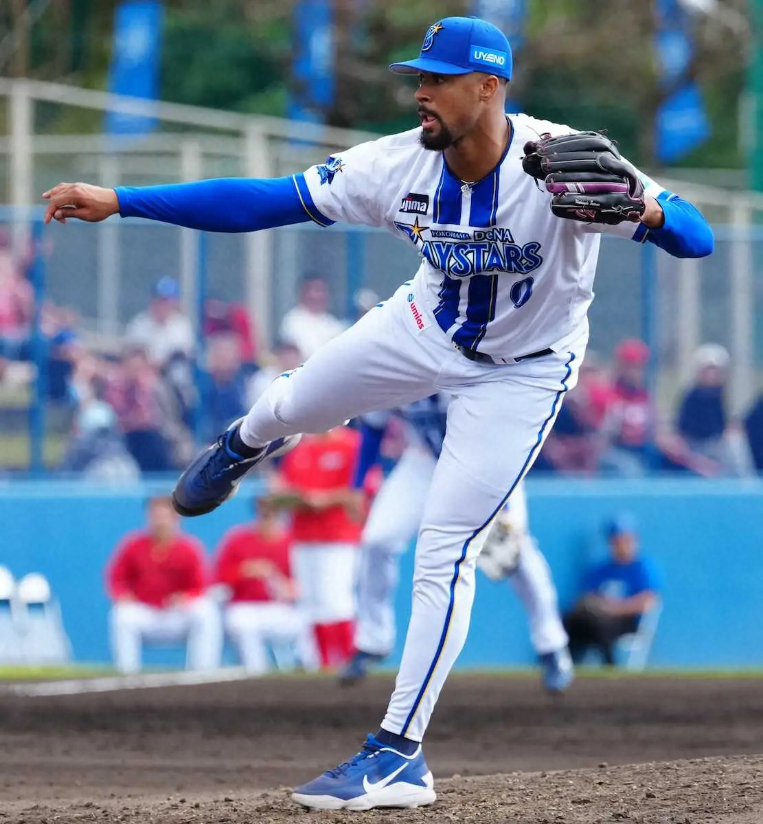 【画像・写真】DeNA・デュプランティエ　初登板で2回無失点「数字よりも手から離れていく感覚が凄く良かった」