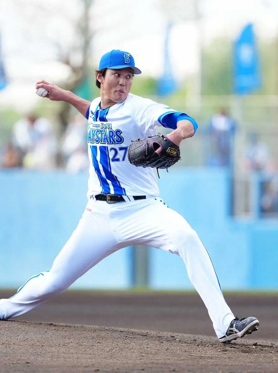 【画像・写真】DeNA・藤浪晋太郎　左打者8人の楽天打線相手に3回3安打1失点、3奪三振無四球　オープン戦初登板　