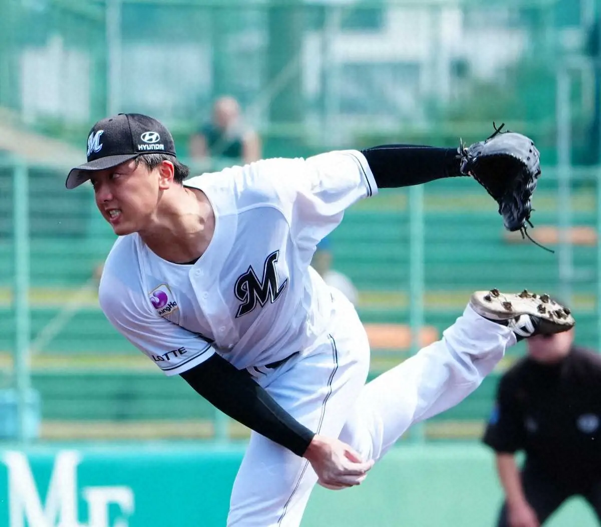 【画像・写真】ロッテ・田中晴也　2度目の先発で3回無失点　目標の開幕投手へ「全力でアピールしたい」