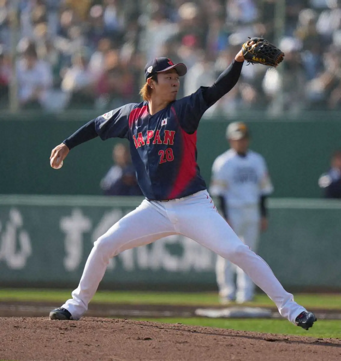 【画像・写真】【侍ジャパン】高橋宏斗がピッチクロック違反で1ボール宣告　投手陣「タイムコントロール」テスト中