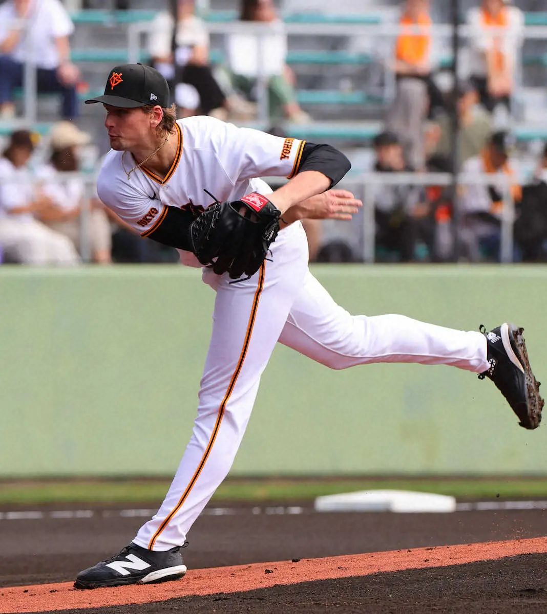 【画像・写真】巨人　新外国人・ウィットリーが無安打無失点デビュー　楽天戦で実戦初登板