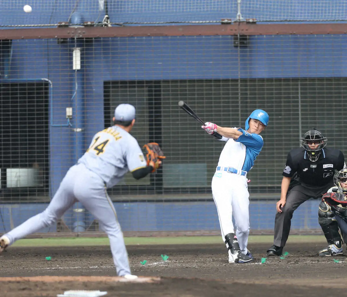 【画像・写真】5年ぶり復帰の日本ハム・西川遥輝　チームOP戦1号！　4番起用　新庄監督の期待に応えた