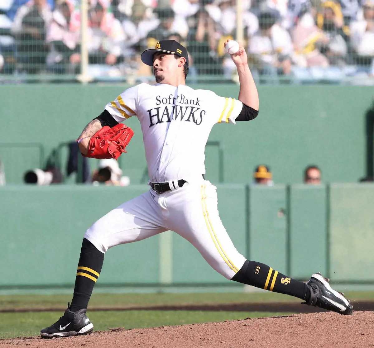 【画像・写真】ソフトバンク育成アルメンタが侍相手に好投「凄く満足しています」　倉野C「言うことない」