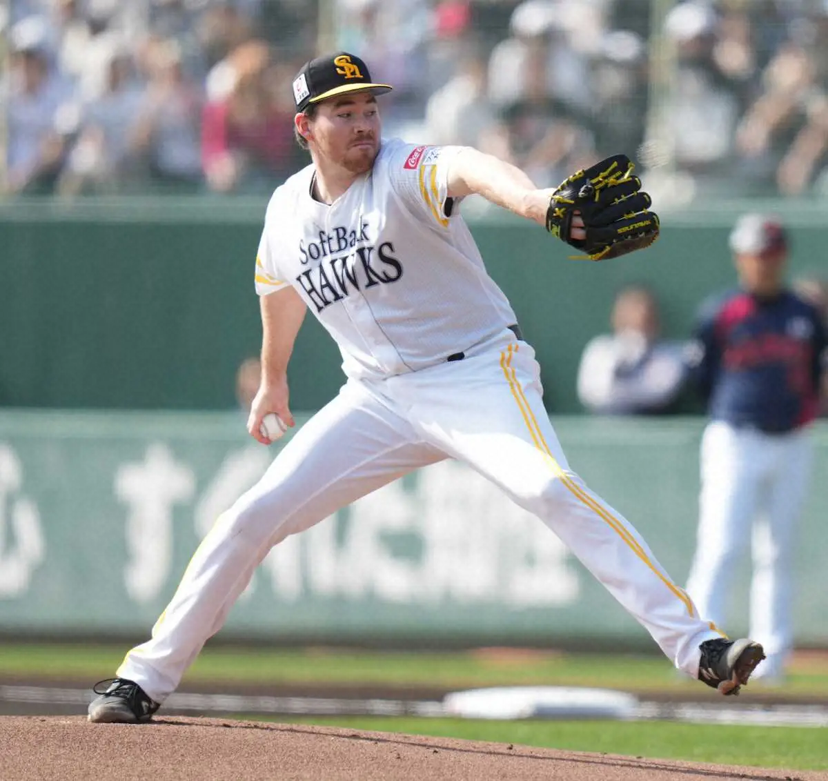 【画像・写真】ソフトバンク・スチュワート　侍斬りで開幕ローテ合格点　477日ぶり実戦復帰で2回零封！復活アピール