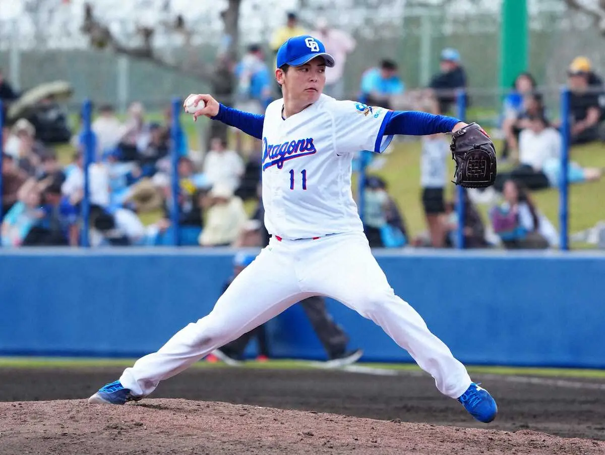 【画像・写真】中日ドラ1中西聖輝「けがなく一年間、戦力としてやれるように」シーズン完走を誓う