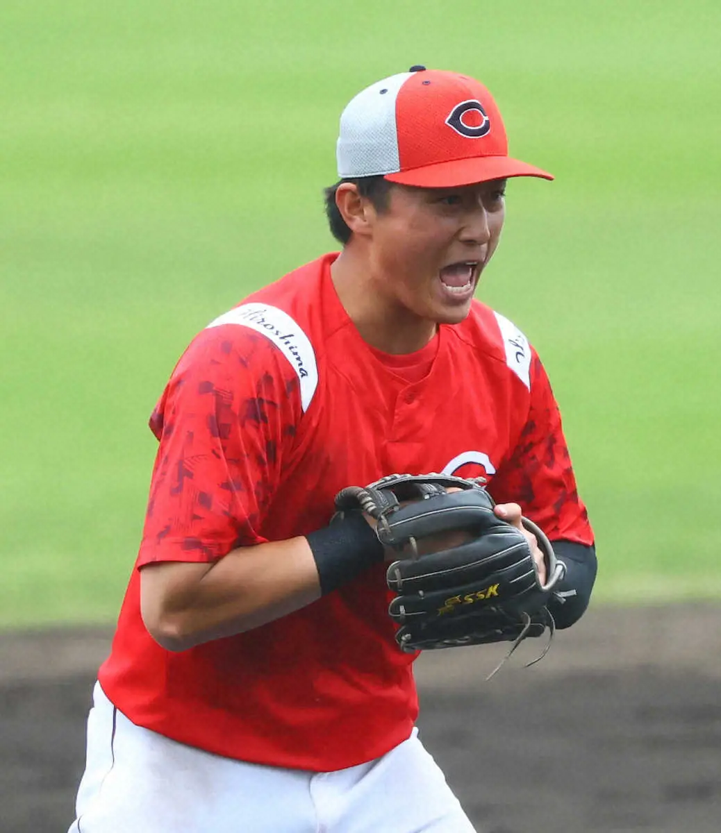 【画像・写真】広島　佐々木泰「（鈴木）誠也さんに聞いてみたい」“弟子入り”志願