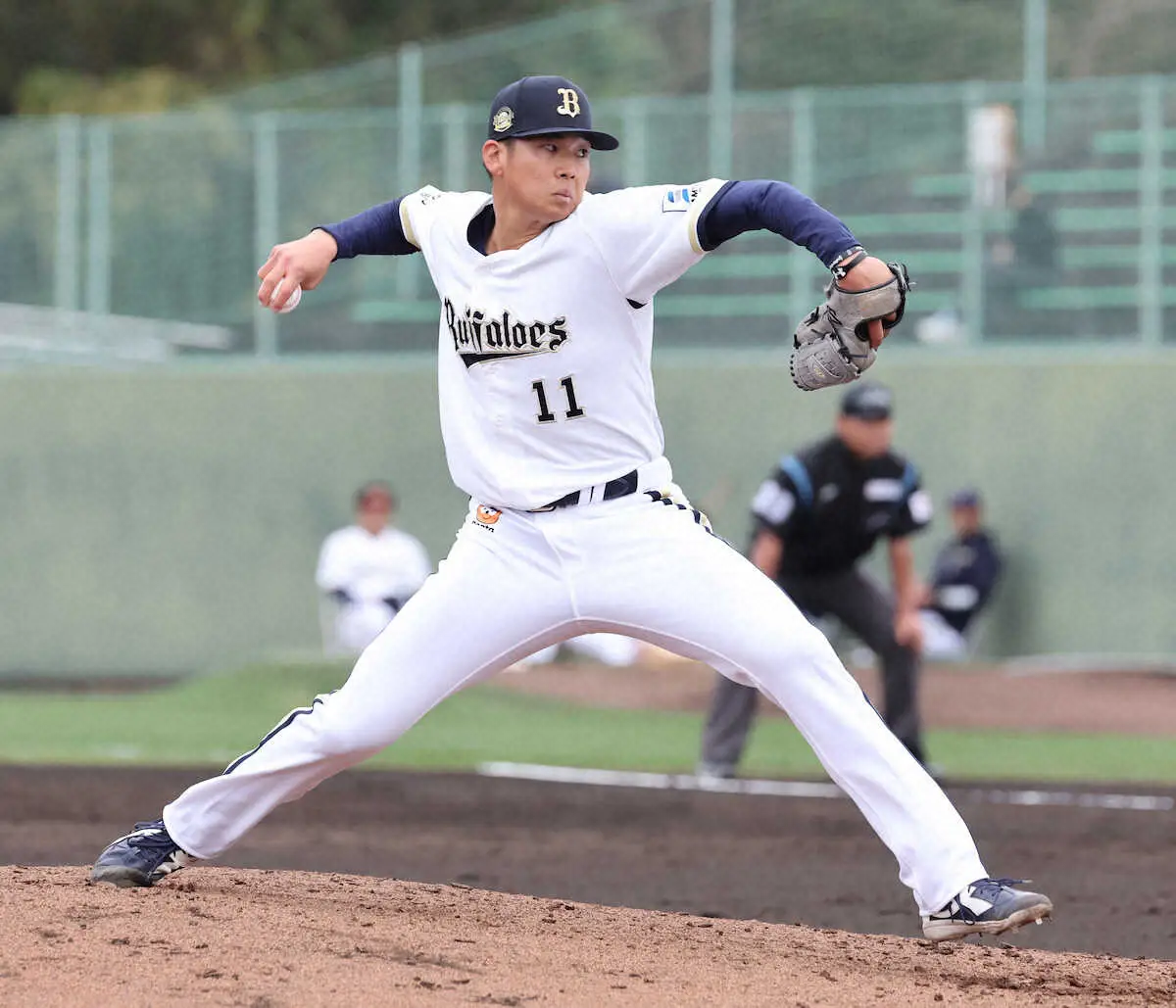 【画像・写真】オリックス・山下舜平大　新球カットも織り交ぜロッテ戦で無失点「よかったです」