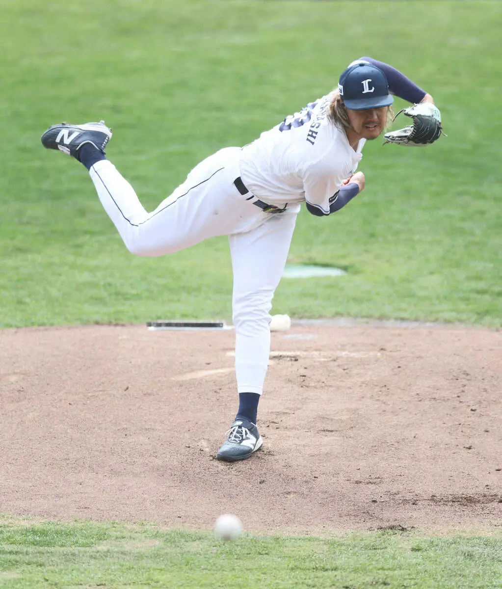 【画像・写真】西武・高橋光成　初の実戦で「上出来」初球から151キロも計測