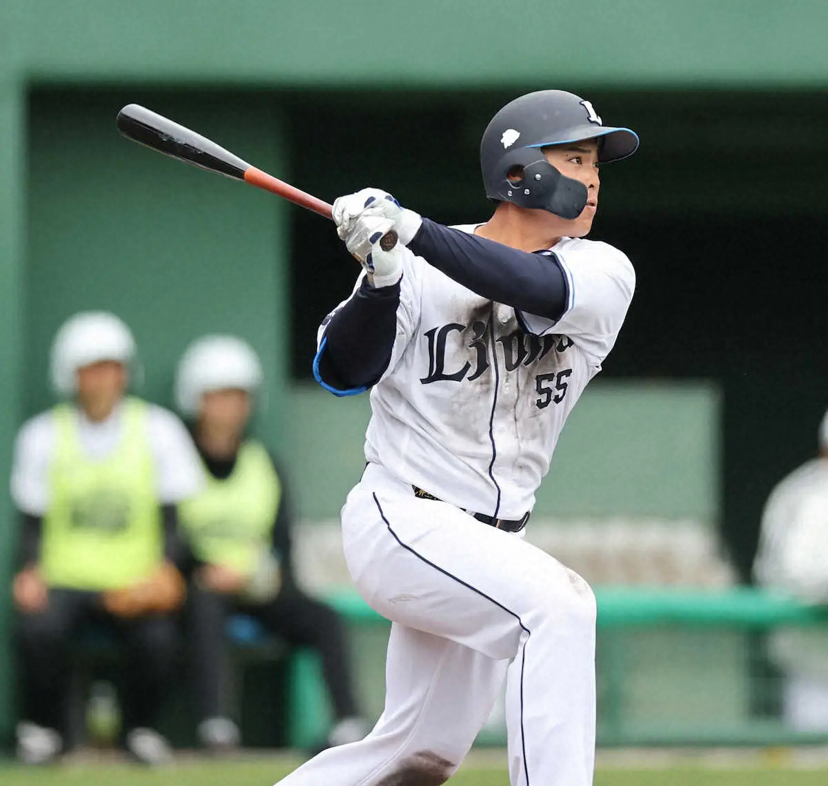 【画像・写真】西武・仲三　登録名“変更効果”3打数3安打「攻撃も守備もどちらも頑張っていきたい」