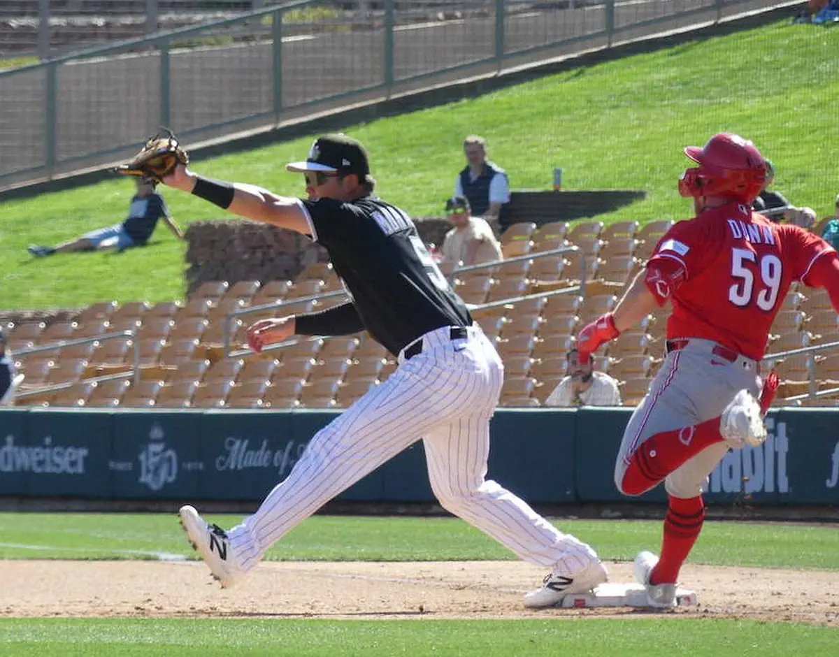 【画像・写真】ホワイトソックス・村上　左前打でOP戦2試合連続安打も直後にけん制死