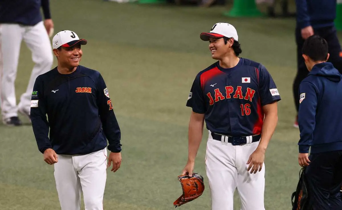 【画像・写真】【侍ジャパン】大谷翔平がついにチームに合流！グレーのブルゾン羽織る私服姿でバンテリンドームに到着