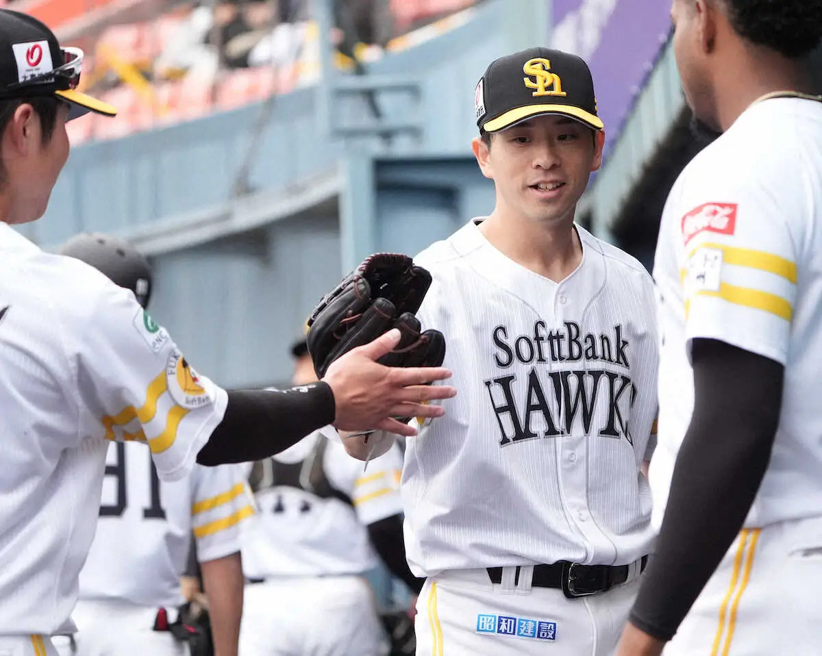【画像・写真】ソフトバンク・大関友久　ワインドアップ26年型新投法で貫禄の2回完全　「一つ前に進むことができた」