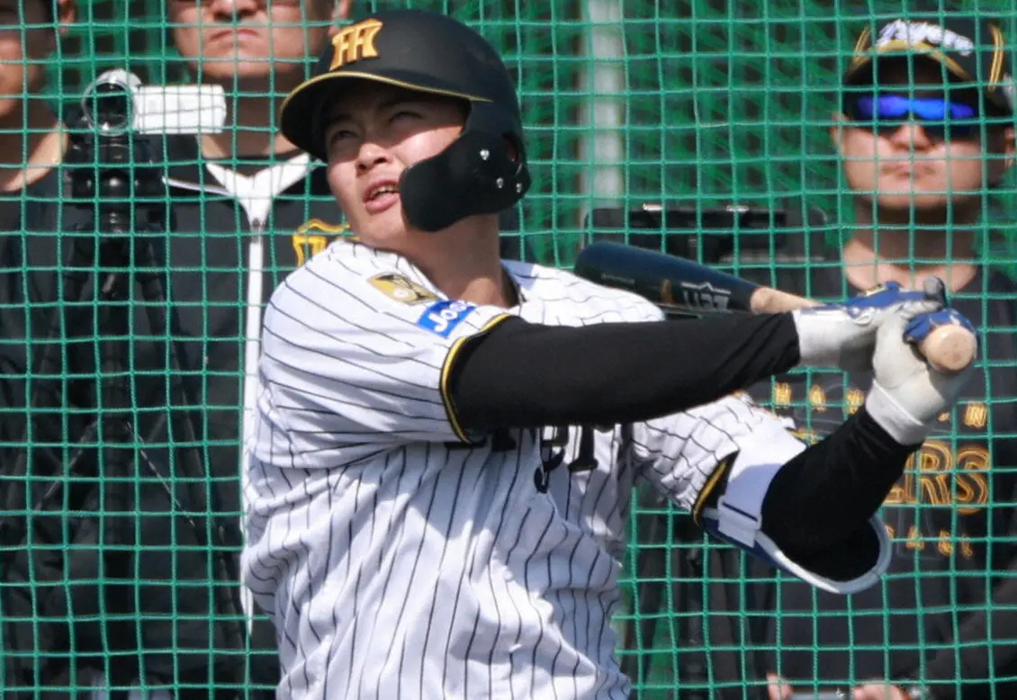 【画像・写真】阪神・町田隼乙　27日の全体練習から1軍に合流　オープン戦出場へ攻守でアピールだ