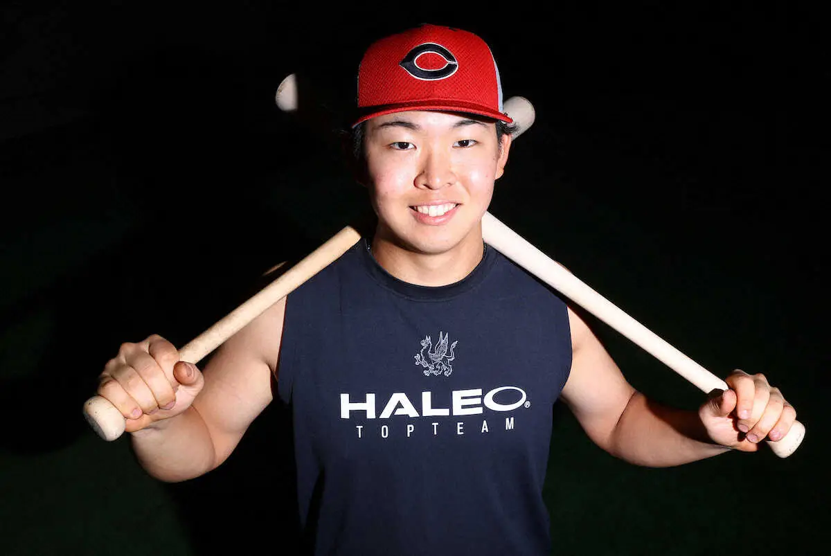 【画像・写真】【広島ドラ1平川蓮インタビュー】左は佐藤輝、右はジャッジ“ハイブリッド打法”で「すごい選手に」