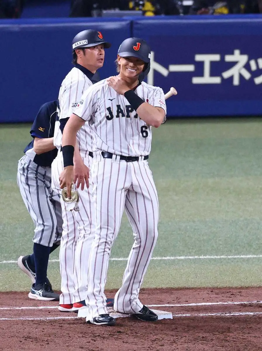 【画像・写真】【侍ジャパン】サポートメンバー躍動！2回の佐々木泰ソロに続き“ダイナマイト山本大斗”が5点目叩き出す
