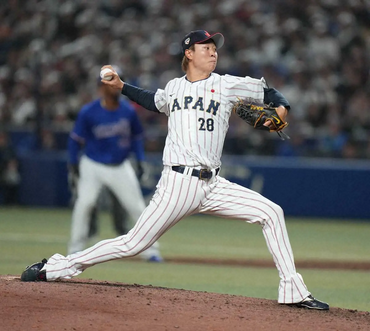 【画像・写真】【侍ジャパン】高橋宏斗が緊急登板　大勢のアクシデントを受け予定外のマウンドへ　最速153キロ