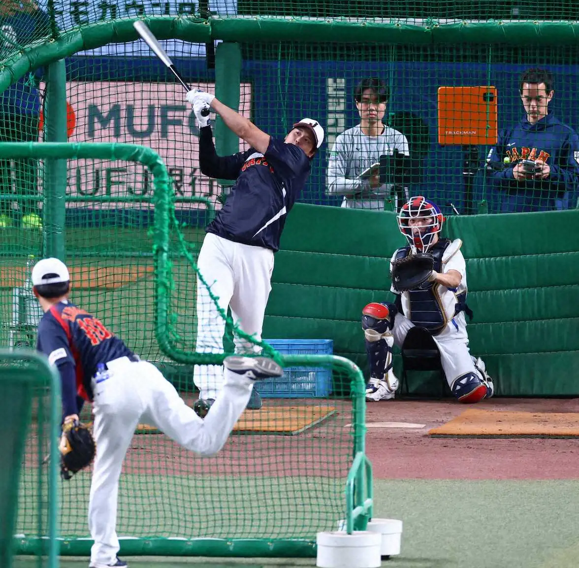 【画像・写真】【侍ジャパン】大谷翔平の右翼5階席特大弾！　圧巻9発にドーム騒然　2日連続のフリー打撃で視線を独占
